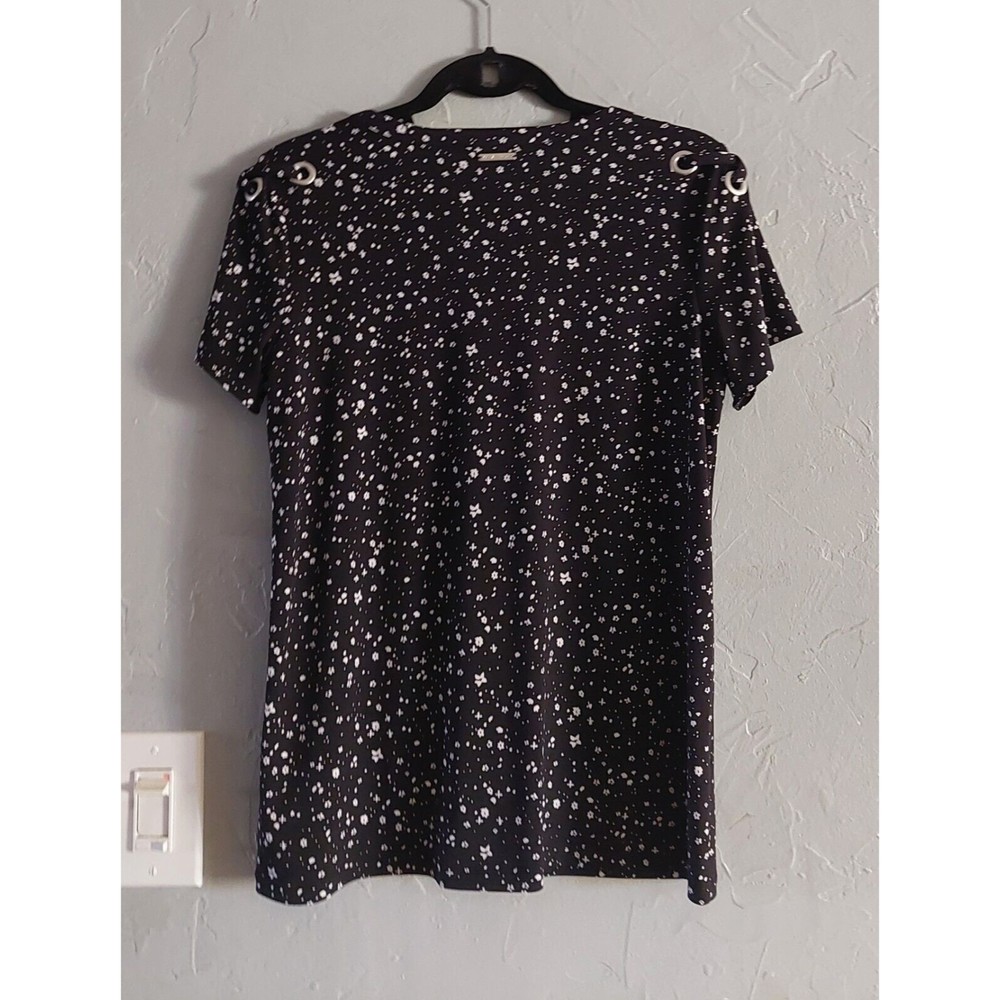 Michael Kors Tops Blouse Womens M, Spandex Black And White.